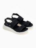 Σανδάλια sporty με διάτρητο σχέδιο Xti 142707 - Μαύρο - thefashionproject.gr - Xti Footwear