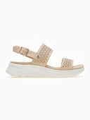 Σανδάλια sporty με διάτρητο σχέδιο Xti 142707 - Μπεζ - thefashionproject.gr - Xti Footwear