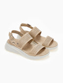 Σανδάλια sporty με διάτρητο σχέδιο Xti 142707 - Μπεζ - thefashionproject.gr - Xti Footwear