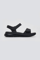 Σανδάλια sporty με φαρδιά φάσα - Μαύρο - thefashionproject.gr - La Coquette