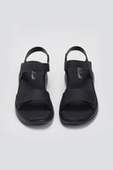Σανδάλια sporty με φαρδιά φάσα - Μαύρο - thefashionproject.gr - La Coquette