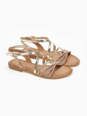 Σανδάλια suede με crossover λουράκια ERYNN - Τάουπε - thefashionproject.gr - ERYNN