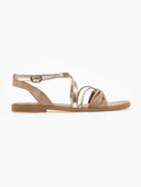 Σανδάλια suede με crossover λουράκια ERYNN - Τάουπε - thefashionproject.gr - ERYNN