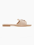 Σανδάλια suede με μεταλλικά charms ERYNN - Τάουπε - thefashionproject.gr - ERYNN