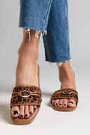 Σανδάλια suede με print ERYNN - Leopard - thefashionproject.gr - ERYNN
