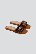Σανδάλια suede με print ERYNN - Leopard - thefashionproject.gr - ERYNN