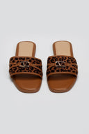 Σανδάλια suede με print ERYNN - Leopard - thefashionproject.gr - ERYNN