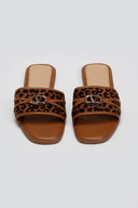 Σανδάλια suede με print ERYNN - Leopard - thefashionproject.gr - ERYNN