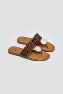 Σανδάλια suede με print ERYNN - Leopard - thefashionproject.gr - ERYNN