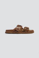 Σανδάλια suede με print και τοκά ERYNN - Leopard - thefashionproject.gr - ERYNN