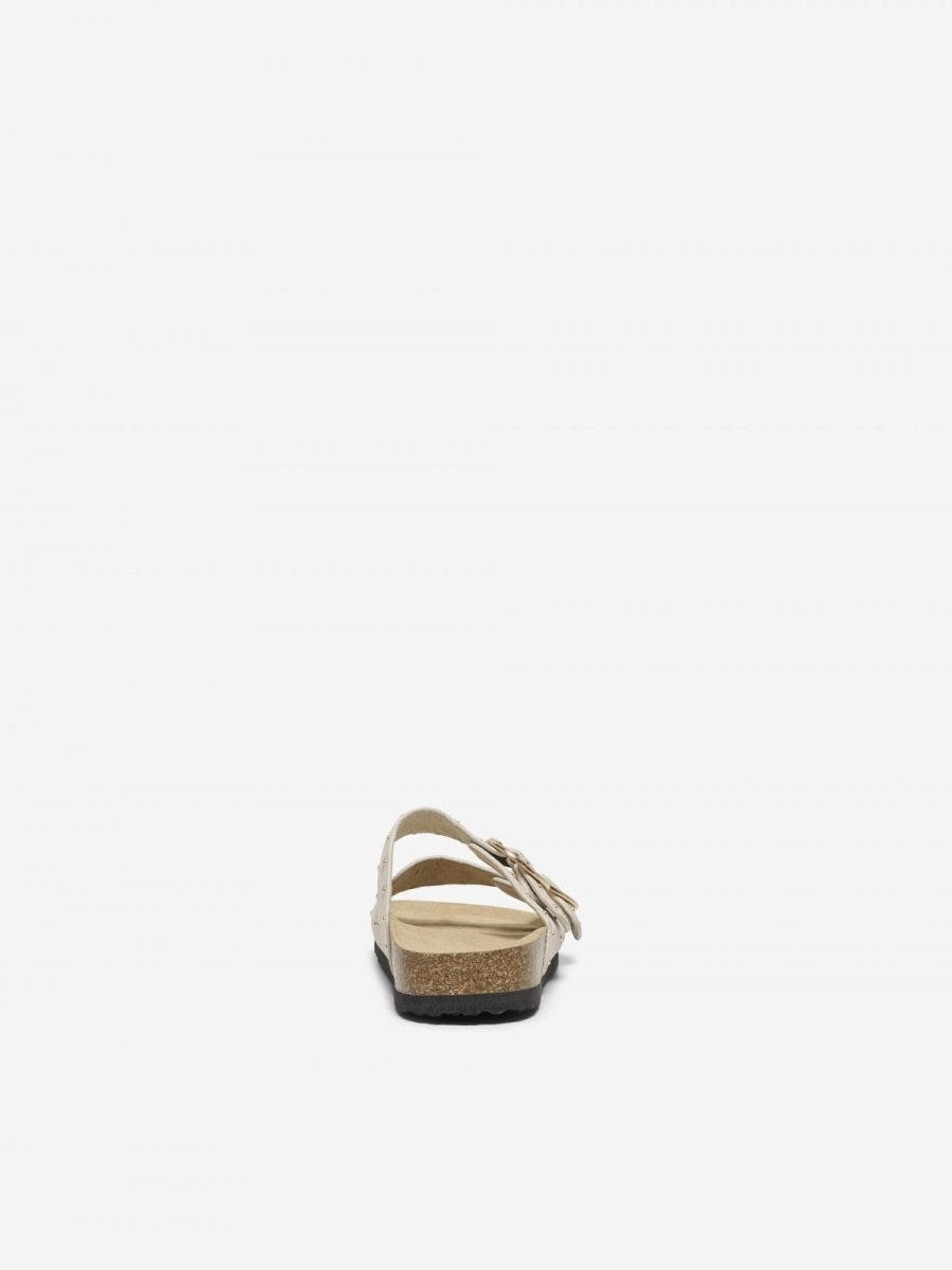Σανδάλια suede με τρουκς Only 15341190 - Μπεζ - thefashionproject.gr - ONLY