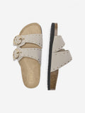 Σανδάλια suede με τρουκς Only 15341190 - Μπεζ - thefashionproject.gr - ONLY