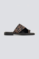 Σανδάλια υφασμάτινα με print Tfp - Καφέ - thefashionproject.gr - TFP