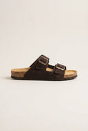 Plakton - Sandals Anatomical Footbed - Brown Suede