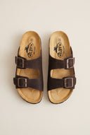 Plakton - Sandals Anatomical Footbed - Brown Suede