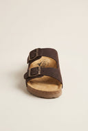 Plakton - Sandals Anatomical Footbed - Brown Suede