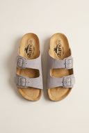 Plakton - Sandals Anatomical Footbed - Light Grey Suede