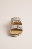 Plakton - Sandals Anatomical Footbed - Light Grey Suede