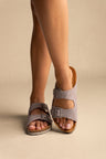 Light Grey Suede