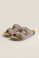 Plakton - Sandals Anatomical Footbed - Light Grey Suede