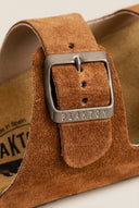 Plakton - Sandals Anatomical Suede - Tan Suede