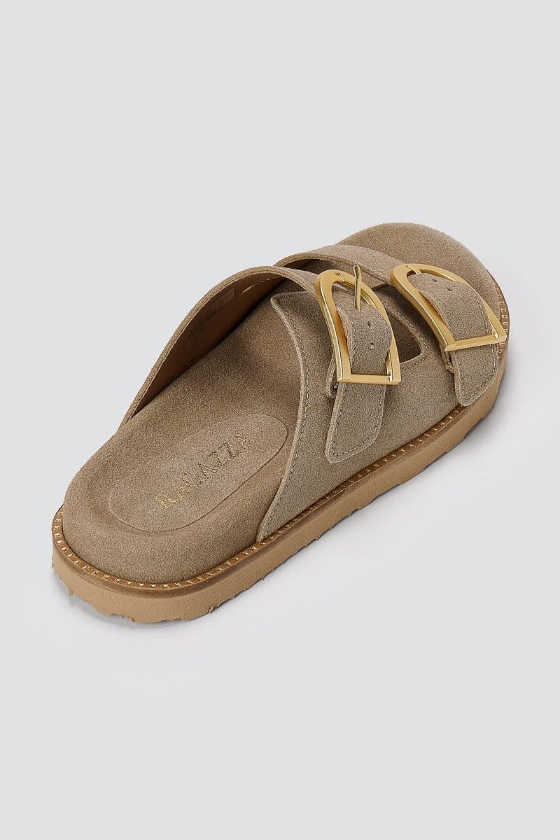 RAGAZZA - Sandals - Beige Suede