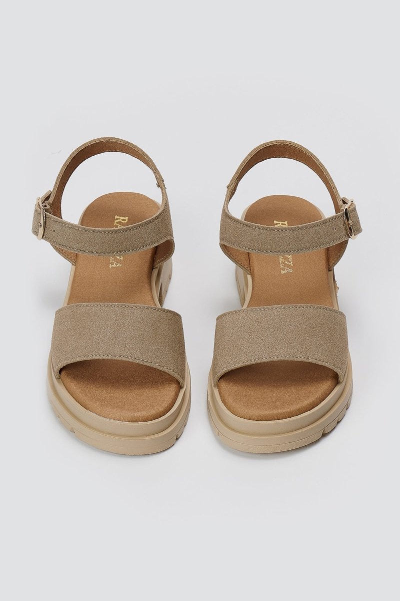 RAGAZZA - Sandals - Beige Suede