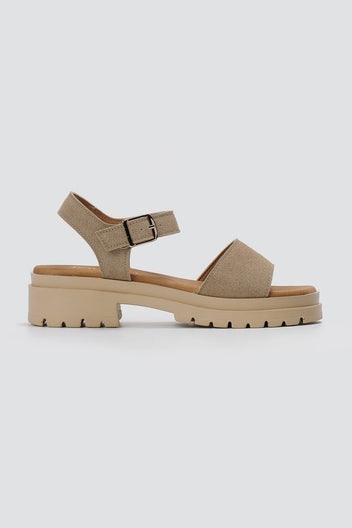 RAGAZZA - Sandals - Beige Suede