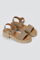 RAGAZZA - Sandals - Beige Suede