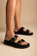 RAGAZZA - Sandals - Black Suede