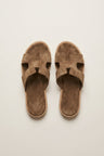 Khaki Green Suede