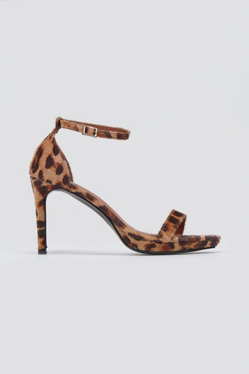 Sandals Platform Heel - Leopard Pony - thefashionproject.gr - Stephan