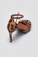 Sandals Platform Heel - Leopard Pony - thefashionproject.gr - Stephan