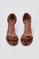 Sandals Platform Heel - Leopard Pony - thefashionproject.gr - Stephan