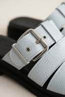 Mariella Fabiani - Sandals Side Buckle Strap - Light Grey Matte
