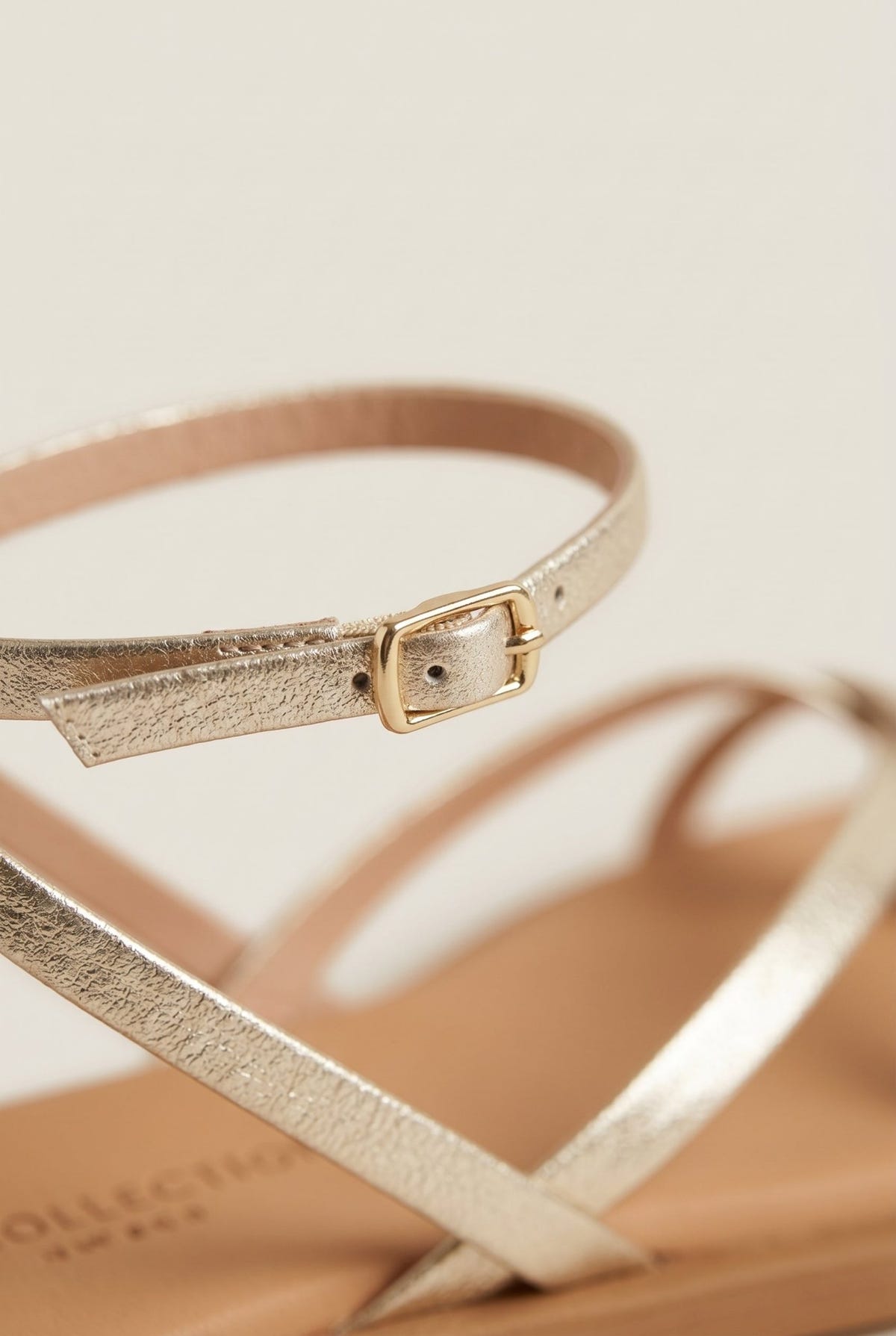 TFP - Sandals Side Strap Closure - Light Gold