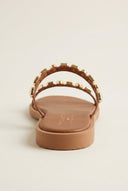 TFP - Sandals Strappy Metallic Detail - Brown Matte