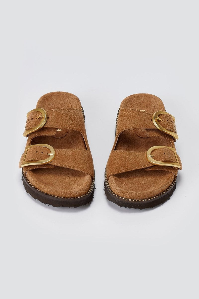 RAGAZZA - Sandals - Tan Suede