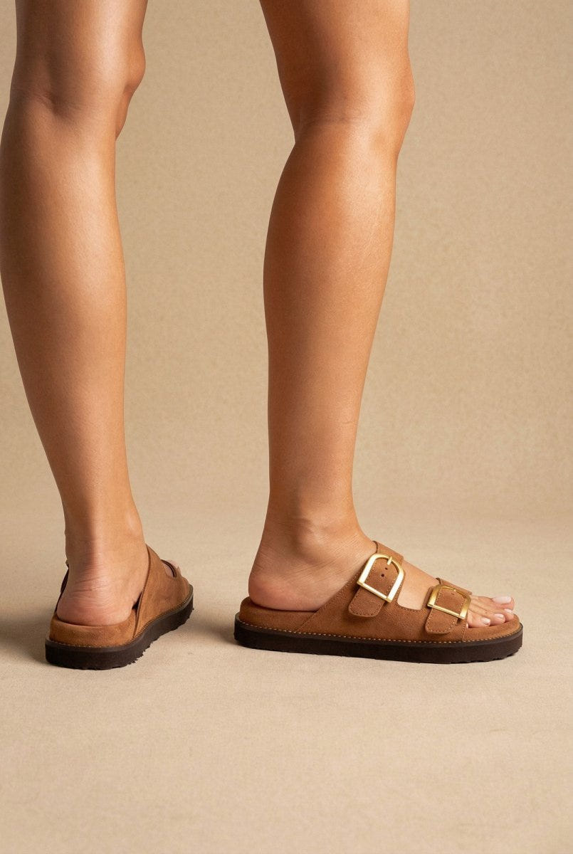 RAGAZZA - Sandals - Tan Suede