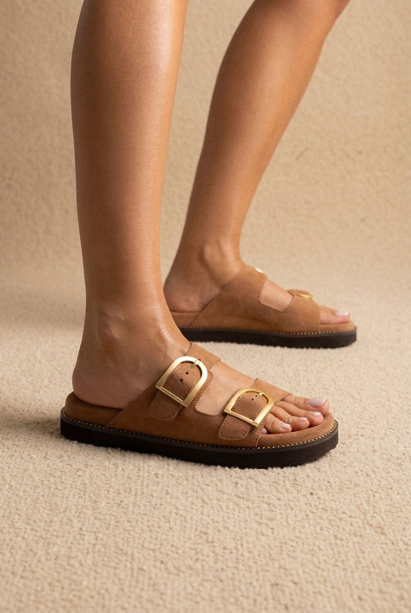 RAGAZZA - Sandals - Tan Suede
