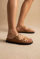 RAGAZZA - Sandals - Tan Suede