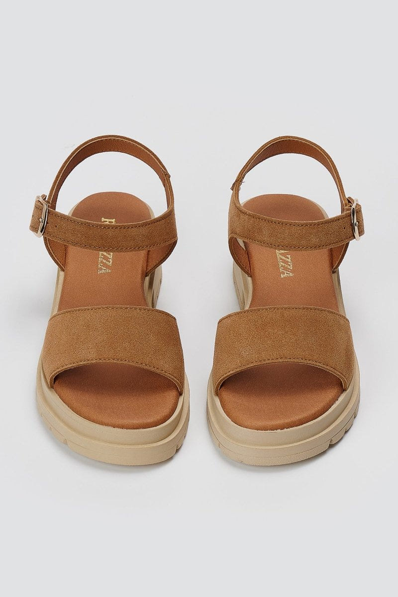 RAGAZZA - Sandals - Tan Suede