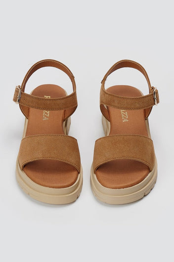 RAGAZZA - Sandals - Tan Suede