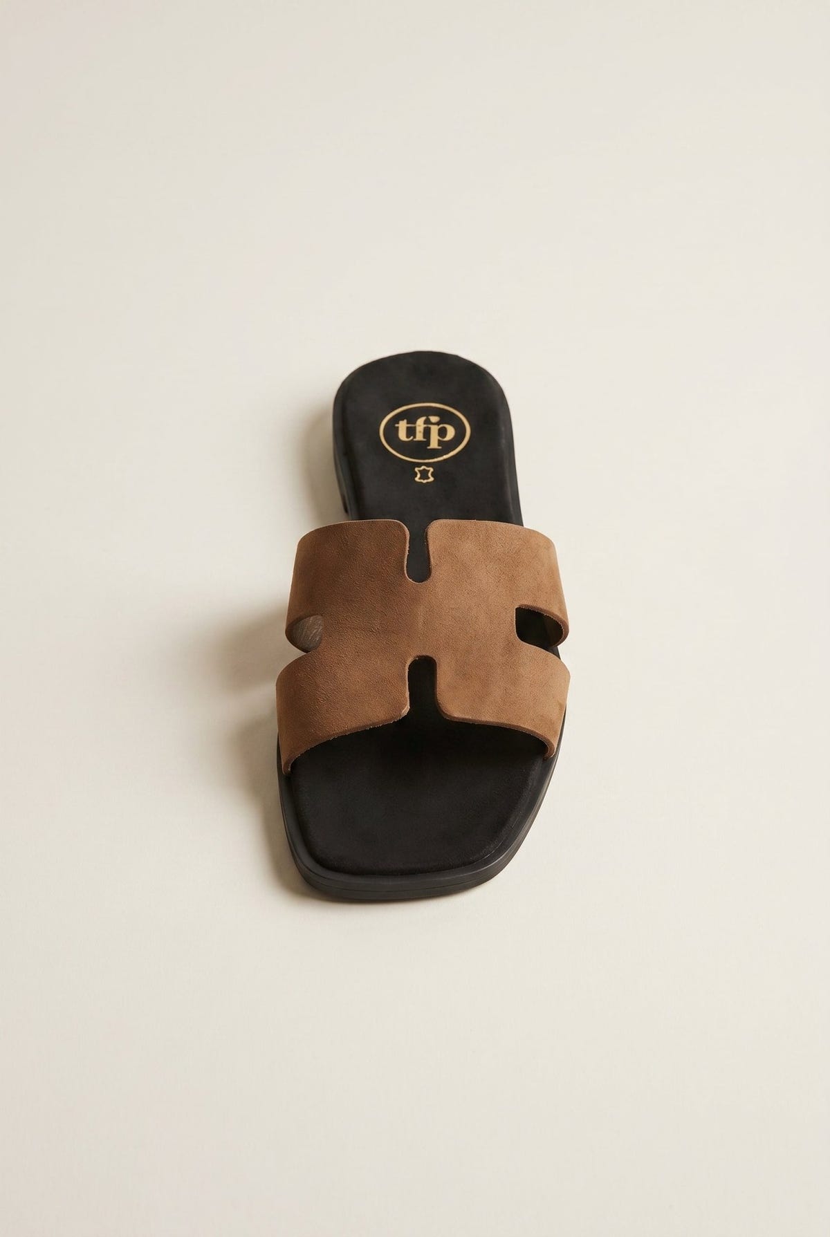 TFP - Sandals Wide Cut Out Strap - Mocha