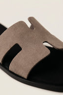 TFP - Sandals Wide Cut Out Strap - Taupe