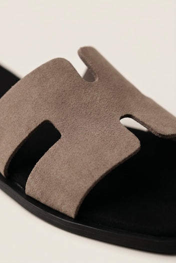 TFP - Sandals Wide Cut Out Strap - Taupe