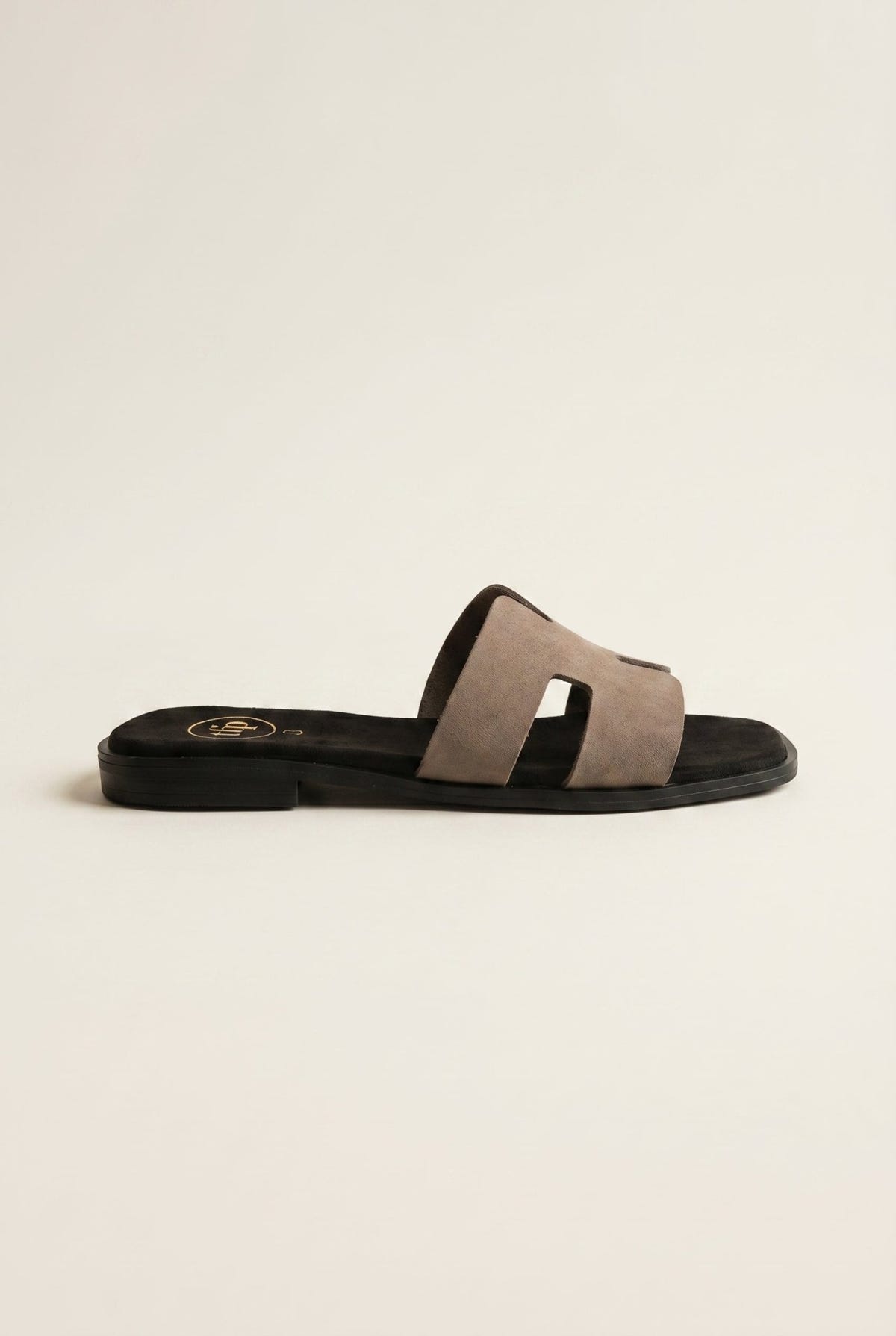 TFP - Sandals Wide Cut Out Strap - Taupe