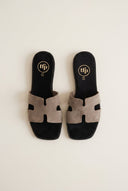 TFP - Sandals Wide Cut Out Strap - Taupe