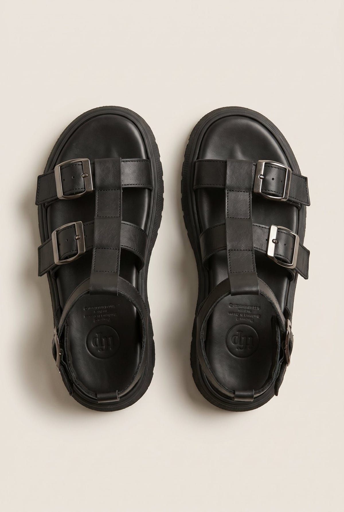 TFP - Sandals Wide Strap Side Buckle - Black Matte