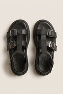 TFP - Sandals Wide Strap Side Buckle - Black Matte